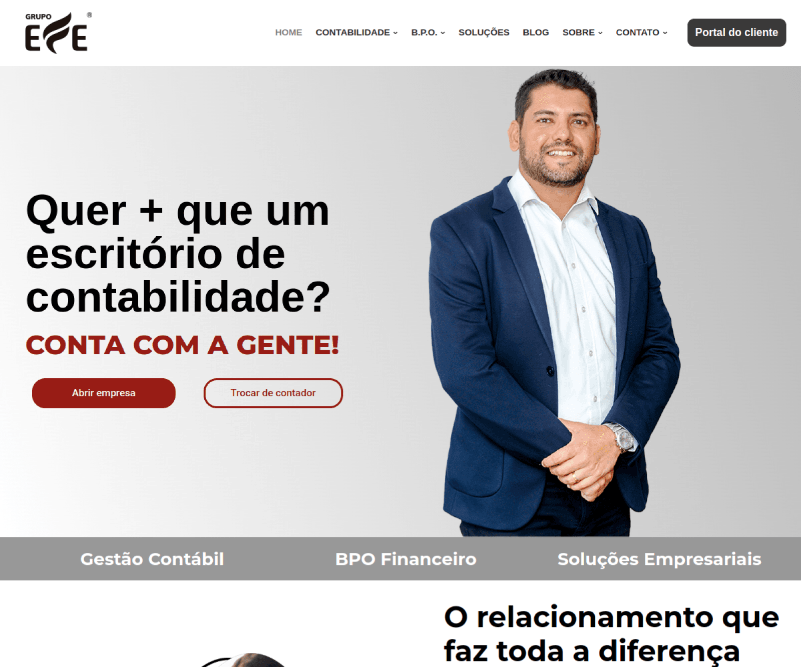 Visual do projeto GRUPO EFE