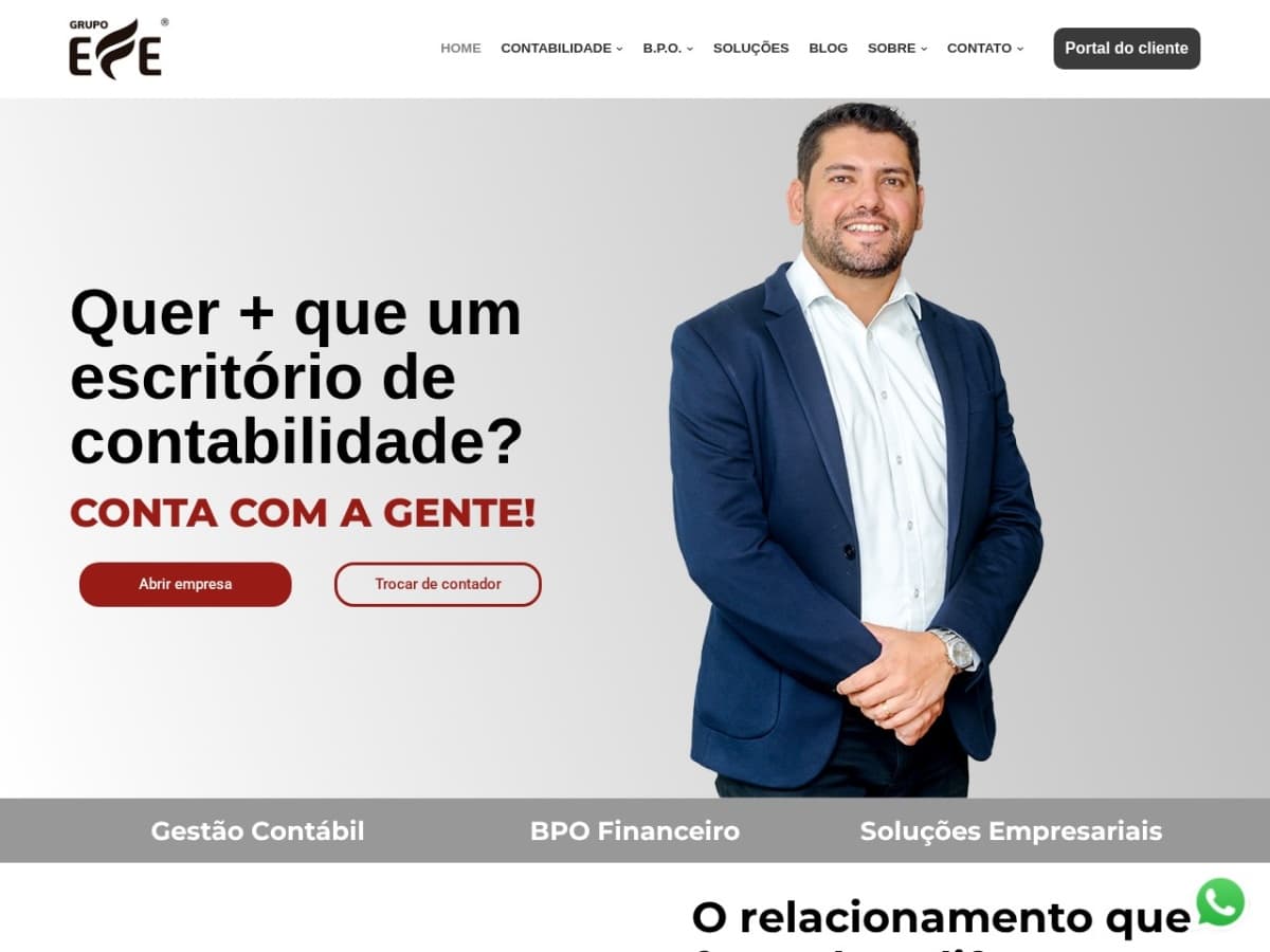 Captura do site Grupo EFE