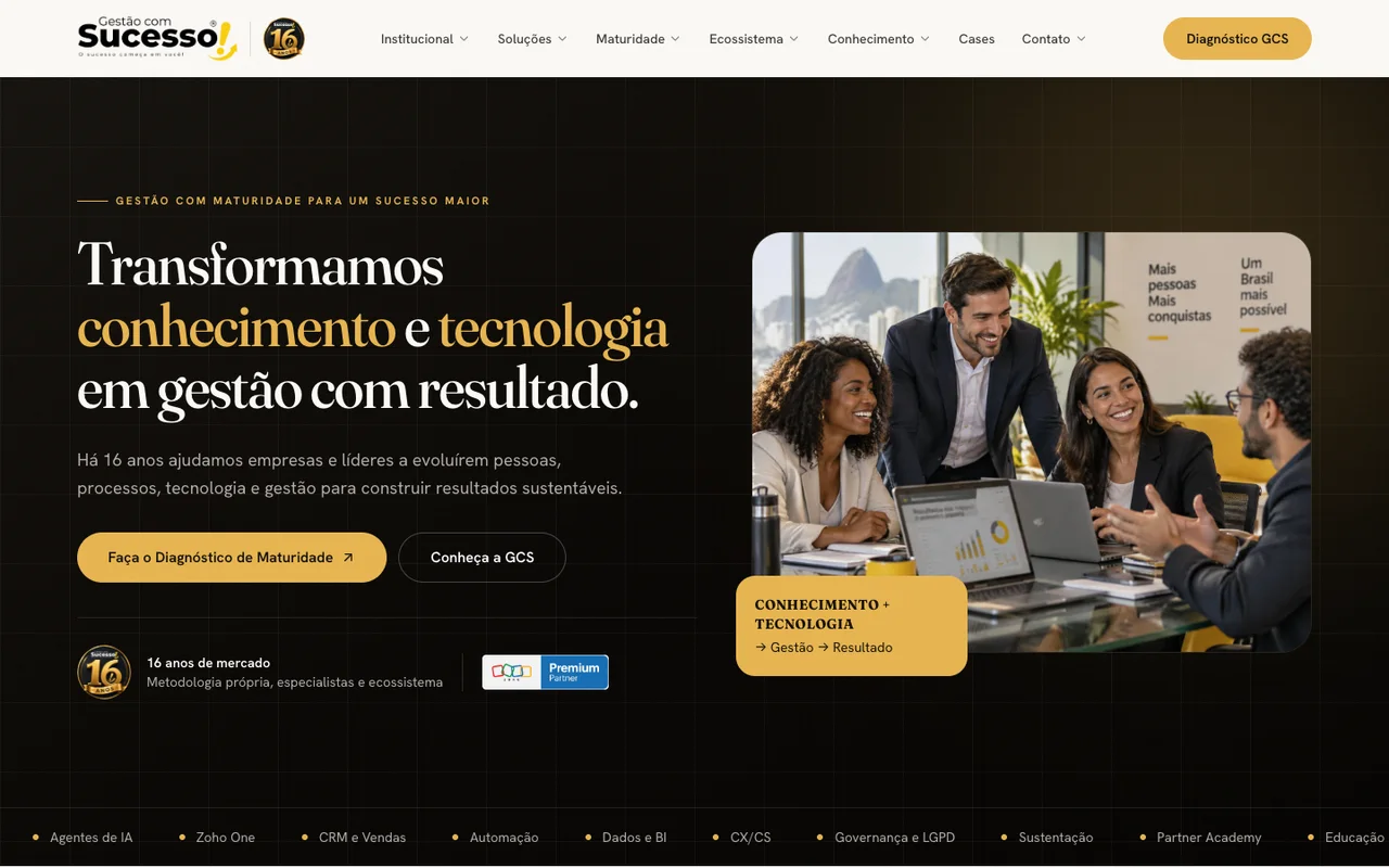 Site da Gestão com Sucesso