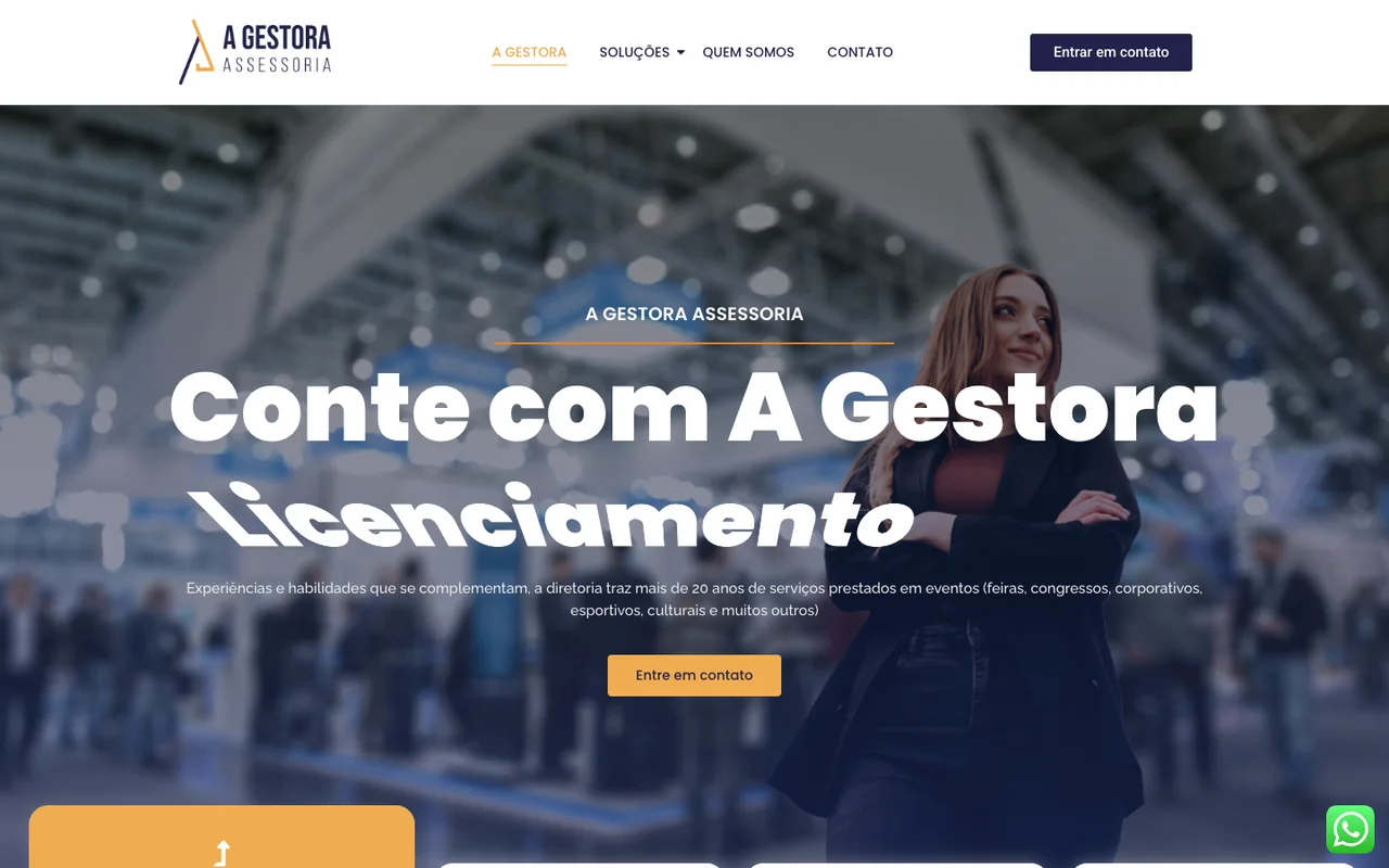 Site da A Gestora